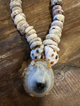 Puka Shell Necklace 12 in w/ Opii Pendant And Drupes Shell - Made in Hawaii | #pn032