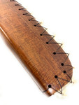Premium AAA Curly Koa Pahoa Lei O Mano 30 inch 28 Large Tiger Shark Teeth | #koacust010