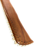 Sovereign Premium Curly Koa Pahoa Lei O Mano 35 inch 31 Large Tiger Shark Teeth | #koacust011