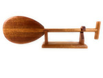 Trophy Koa paddle 24 inch T-handle with custom stand | #koa888st24j