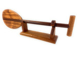 Trophy Koa paddle 24 inch T-handle with custom stand | #koa888st24k