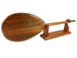 Trophy Koa paddle 24 inch with custom stand| #koa888st24m