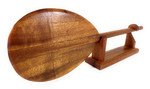 Blonde Trophy Koa paddle 24 inch with custom stand| #koa888st24n