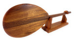 Trophy Select Koa paddle 24 inch with custom stand| #koa888st24o
