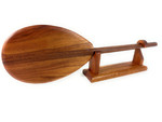 Trophy Select Koa paddle 24 inch with custom stand| #koa888st24o