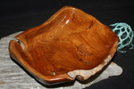 Rustic Wooden Bowl 11"X9"X3" Teak Root | #HWA134