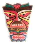 Colorful Love &b Prosperity Tiki Mask 12" | #dpt515730