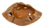 Wooden Bowl Sculpture 18" x 18" - Home Decor Teak Root Designer | #hw2103