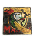 Malibu, California Vintage Surf Sign 12 inches - Surf Decor | #bds12098