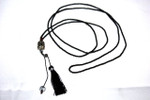 Black Seed Beads Silver Buddha Head Tassel Layering Necklace Fashion Charm Jewelry | #cik3607b