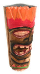 Tiki Totem 6" w/ Lava Hawaii - Hand Carved & Painted | #dpt535815d