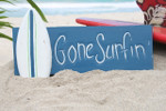 Gone Surfin' Sign 14" - Surfing Beach Decor | #dpt520035