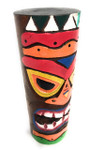 Tiki Totem 8" w/ Tribal Hawaii - Hand Carved & Painted | #dpt535820f