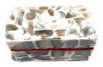 Seashell Keepsake Box Small - White - Coastal Decor | #frs27007ws