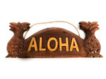 Aloha Sign w/ Pineapple 14" - Tropical Decor | #bds1201240a