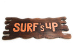 Surf's Up Driftwood Sign 20" - Surfing Decor | #bds1201650