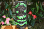 Jungle Green Tiki Mask 12" - Carved/Painted | #dpt541230