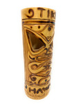 Tiger Bamboo Vase 12 inch - Tiki Hawaii - Tropical Decor | #bag1501130