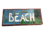 Beach Sign 14 inch - Weathered Finish - Cottage Decor | #bds1207735