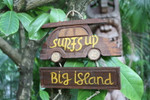 Surf's Up, Big Island Woody Car Sign 10 in - Surf Decor | #dpt535225