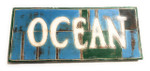 Ocean Sign 14 inch - Rustic Coastal Tone - Cottage Decor | #bds1208135