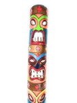 Love, Prosperity, Health, Luck Colorful Quadruple Tiki Mask on stand 60" | #bag15044150