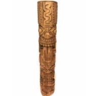 Exquisite Cook Island Koa Tiki Totem 81 inches - Polynesia