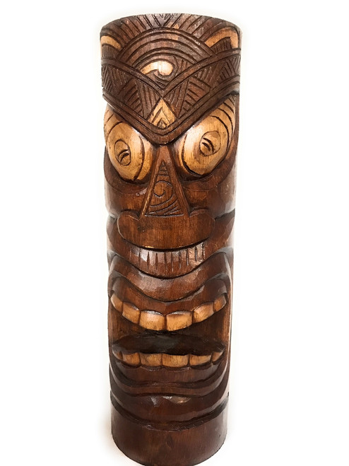 Love Tiki Totem 20" Antique Finish - Hand Carved | #dpt538250