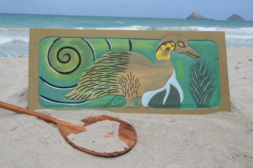 Hawaiian Geese Nene, Endangered Species 30" X 15" - Hawaiian Art | #dpt518875
