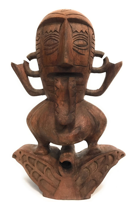 Marquesian Island Tiki 12 in - Museum Replica Poynesian Art | #lbj30025