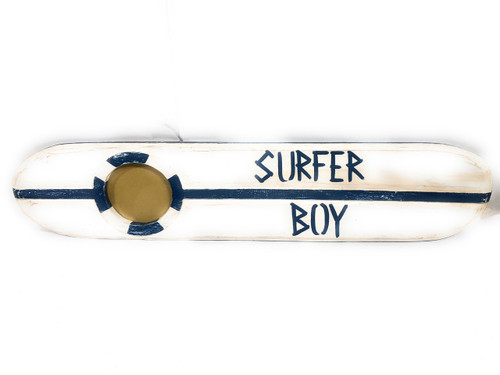 Surfer Boy Nautical Sign with Built-In Photo frame 40 in| #snd25015100