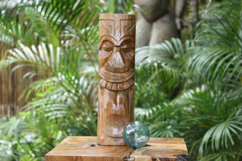 Maori Tiki Totem 12" Natural - Tropical Decor | #yda1100830