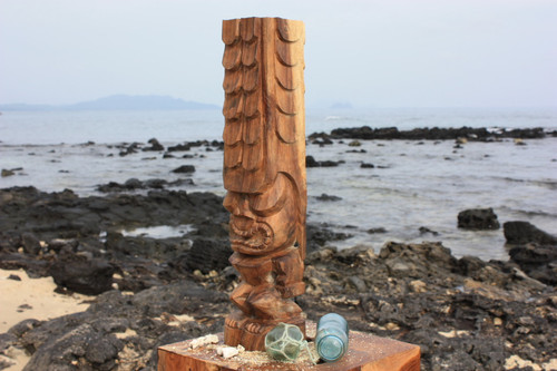 Tiki Kona Style Kane 20" - Natural Hawaii Museum Replica | #yda1103350n