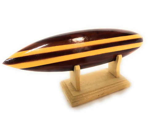 Classic Surfboard Trophy Brown with Horizontal Stand 8 in | #wai350220b ...