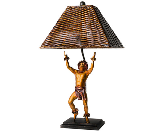 Kamalani Chief's Child Lamp 24 inch By Kim Taylor Reece | #ktr680034590281