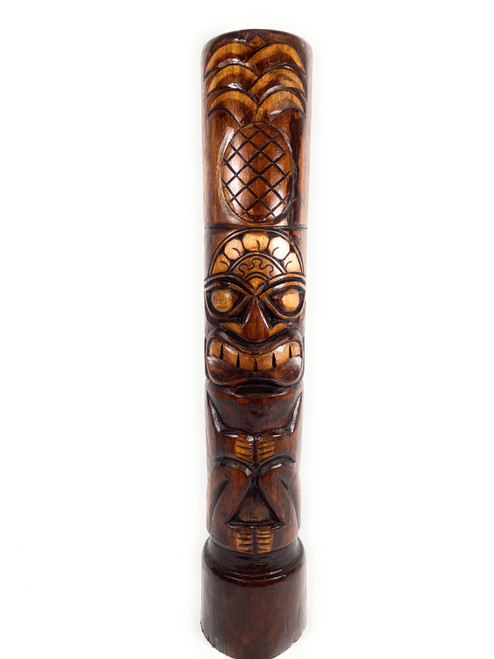 Hospitality Tiki Totem 40" Antique Finish - Hand Carved | #bag15070100
