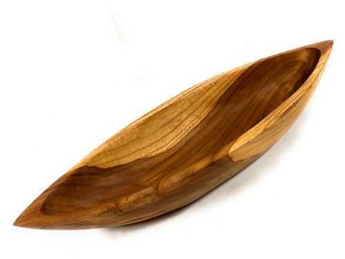 Rustic Serving Boat Tray Bowl 20.5 in X 3 in X 5.5 in Teak Root Wood | #cin28