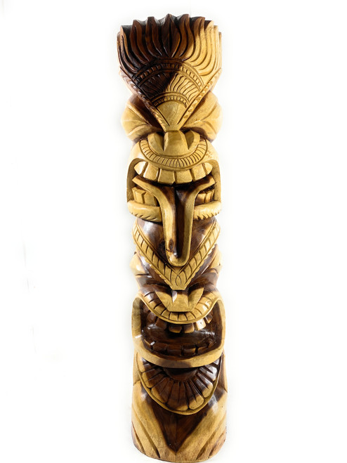 Premium  Protection & Love Tiki Totem 40 inch - Hawaii Museum | #yuy3812100b