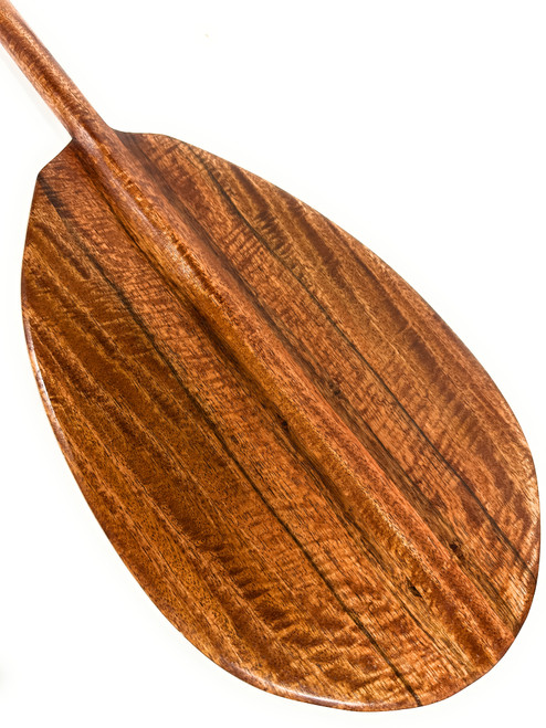 Exquisite Tiger Curls Mango Paddle 60" Traditional Design - Made in Hawaii | #koa7126