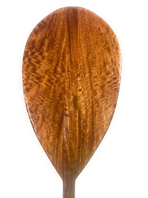 Premium Blonde Curly Mango Outrigger Paddle 60 inch Steersman | #koa7326