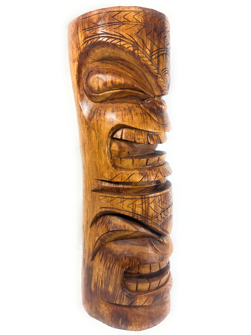 Flaming Premium Love & Prosperity Tiki Totem 40 in X 12 in - Hawaii Museum | #yuy3815100b