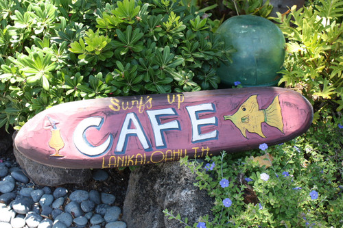 "Cafe Lanikai, Oahu" Vintage Replica Sign 36" - Nostalgia | #dpt502690