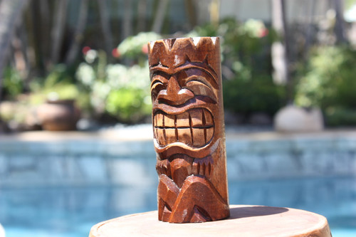 Big Chief  Tiki Totem 6" - Hand Carved | #dpt5330f