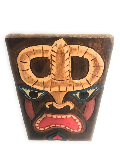 Tiki Shield Mask 8" Plaque - Pop Art Culture | #dpt512620