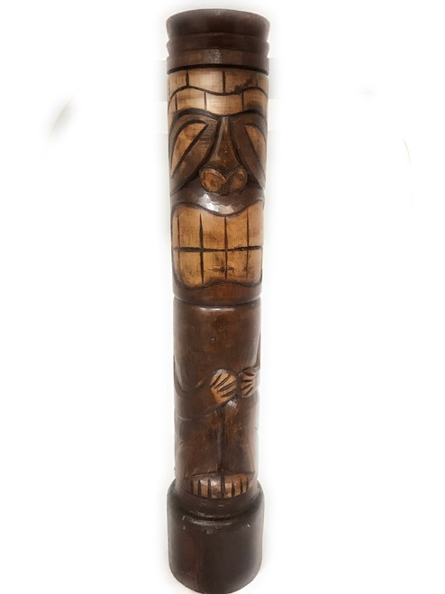 Love Tiki Totem 40 inch Antique Finish - Hand Carved | #dpt5372100