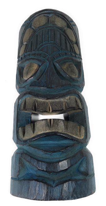 Winner Tiki Mask 12" - Deep Blue Tone - Tiki Decor | #dpt513430