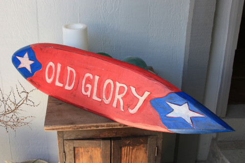 Old Glory Americana Surf Sign 40" USA Texas Decor | #dpt531100