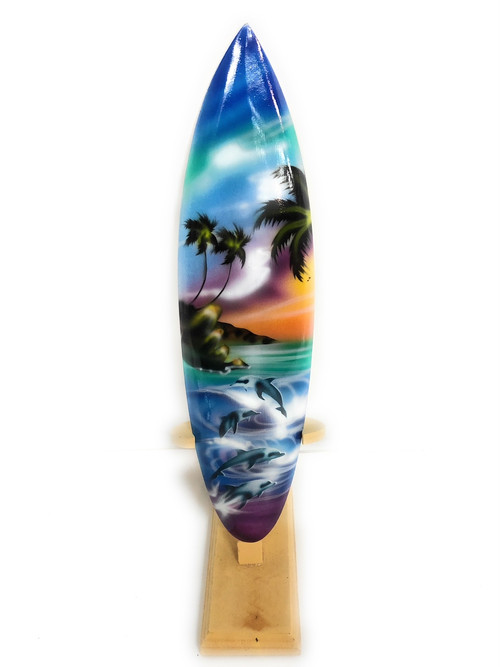 Sculpture Art Objects #lea02j20 Trophy Surfboard w/ Stand Island ...