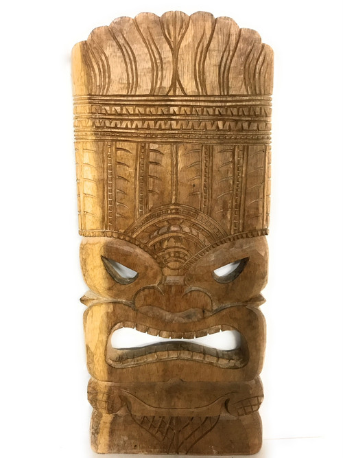 Tiki Mask Ocean Tiki God 20" Hand Carved yda1100650