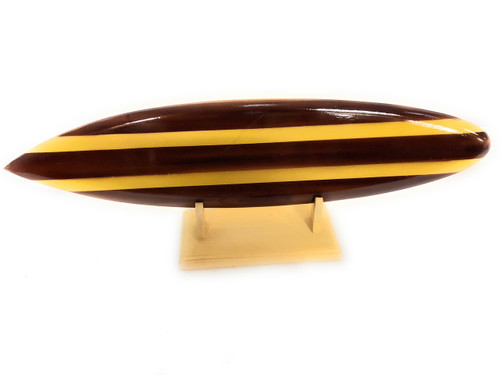Classic Surfboard Trophy Brown with Horizontal Stand 16 in | # ...